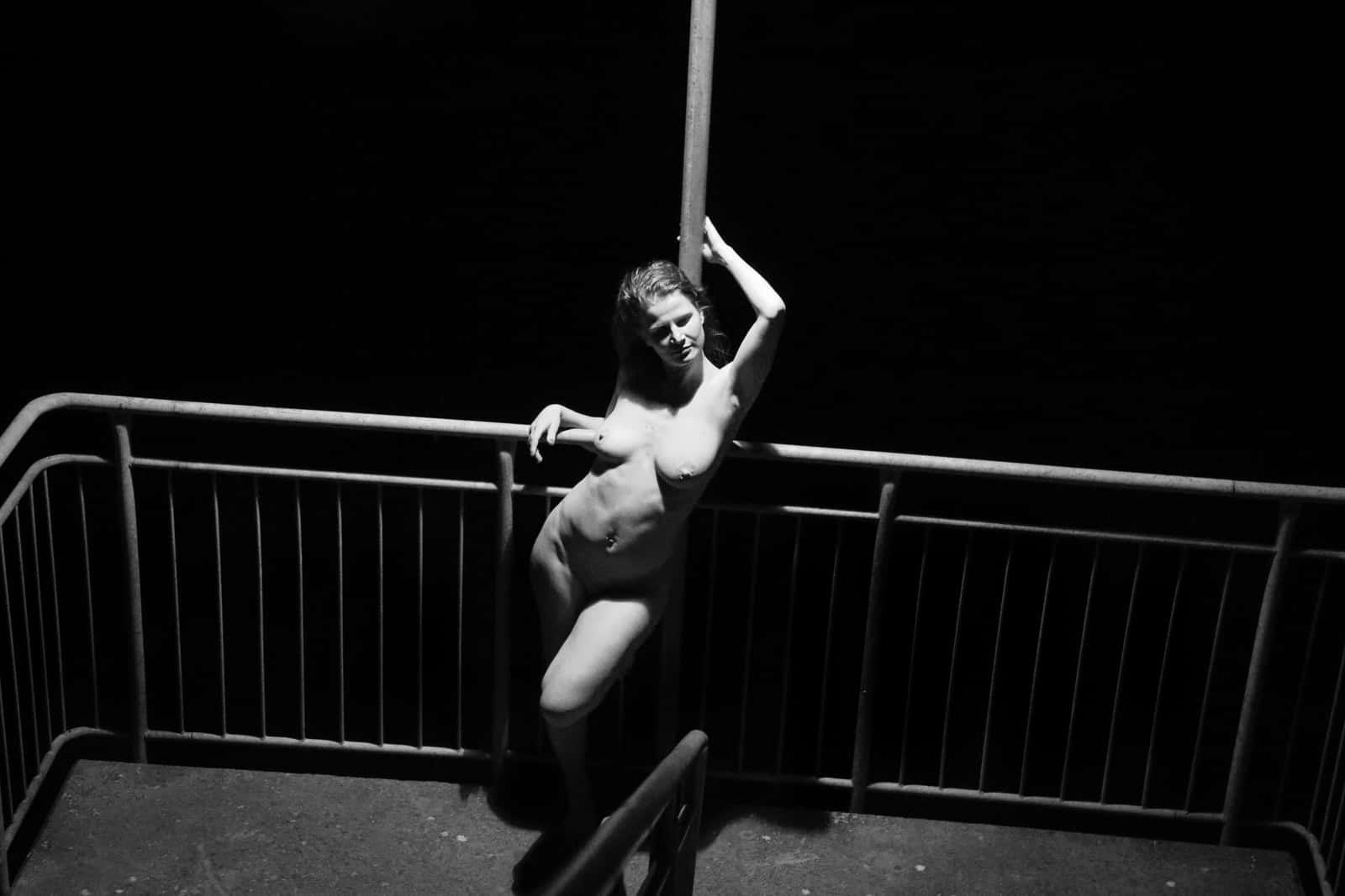 Nude fine art under The Lamp