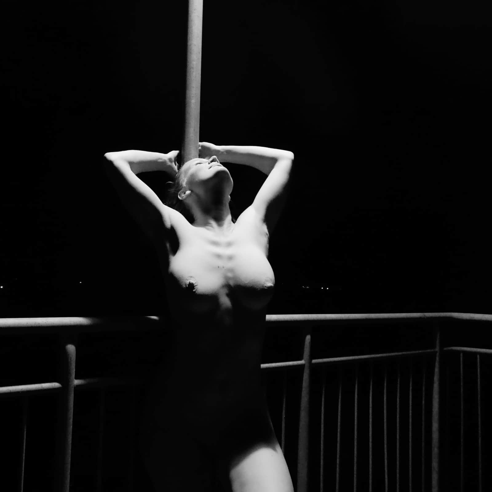 Nude fine art under The Lamp