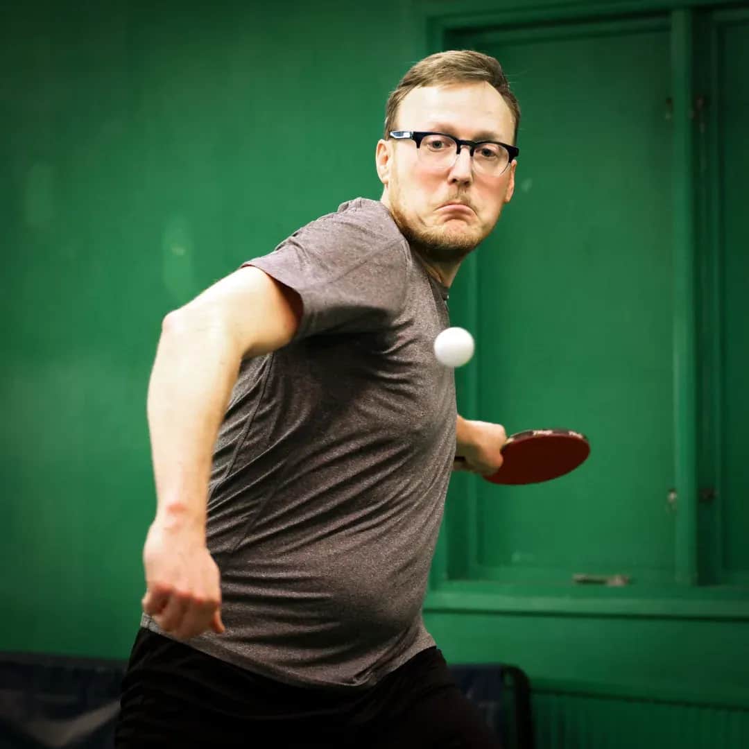 Table tennis — how much fun is that?